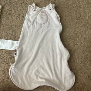 Nested Bean pink zen sack classic cotton 0.5 tog